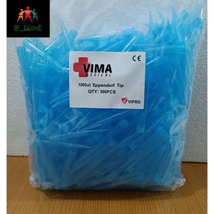 Jual Blue Tip Eppendorf 1000ul / Pipette Tip Eppendorf Shopee Indonesia