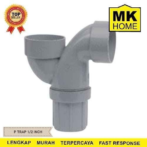 Jual P TRAP 1 1/2 INCH RUCIKA SAMBUNGAN PIPA AIR PTRAP WASTAFEL