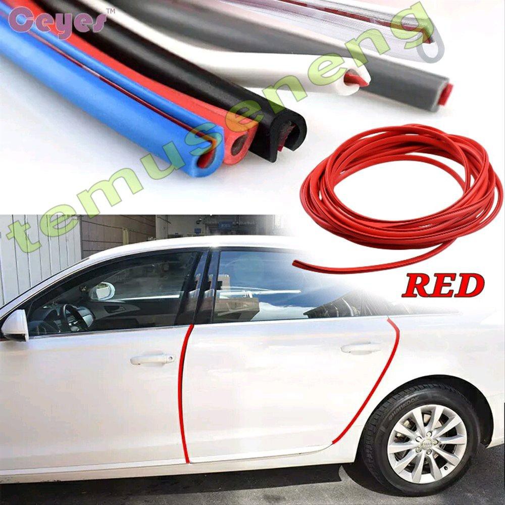 Jual PANJANG 5 METER KARET LIS PELINDUNG PINTU MOBIL PENGAMAN AKSESORIS