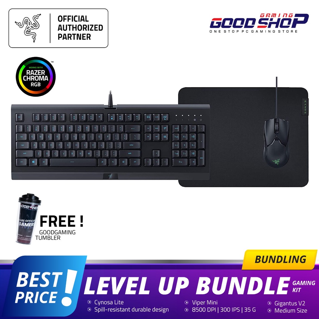 Jual RAZER Level Up Bundle (Viper Mini / Gigantus V2 / Cynosa Lite ...