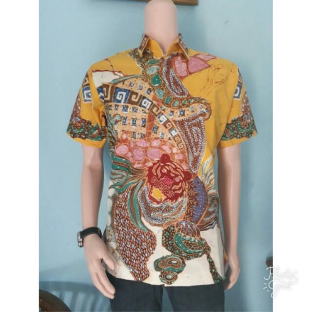 Jual Kemeja Batik Tulis ( BRS38 ) | Shopee Indonesia