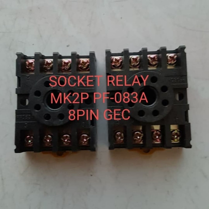 Jual Soket relay MK2P-I 8pin / soket OMR MK 2 P 8 pin / kaki relay MK2p ...