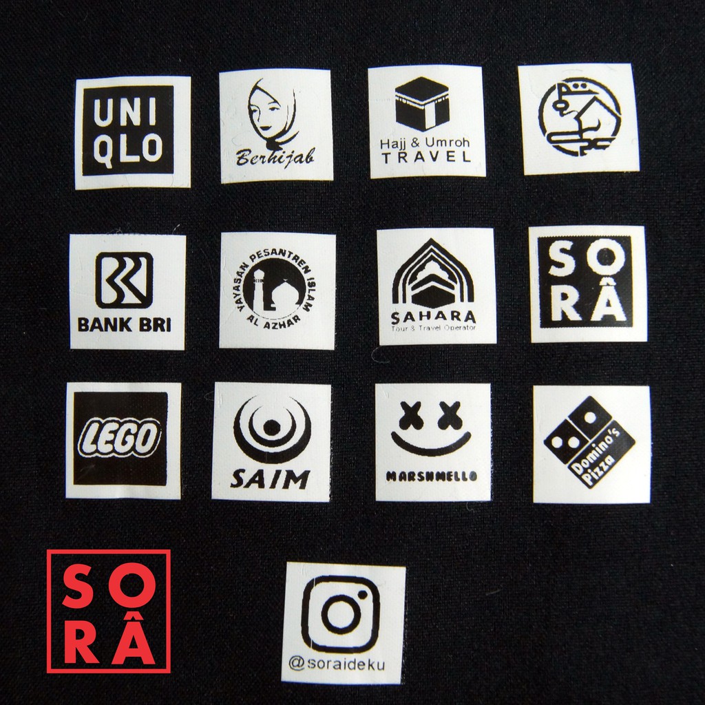 Jual LABEL PRODUK / LABEL NAMA / LABEL MERK / LABEL BRAND HIJAB (custom ...