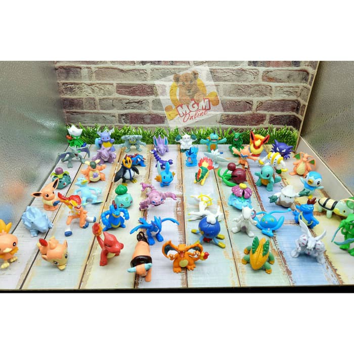 Jual PVC Pokemon Figures Pokemon karakter boneka pokemon miniature ...