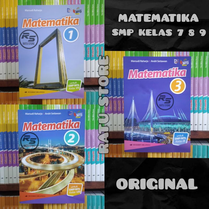 Jual Buku Matematika Marsudi SMP Kelas 7 8 9 VII VIII IX 1 2 3 ...