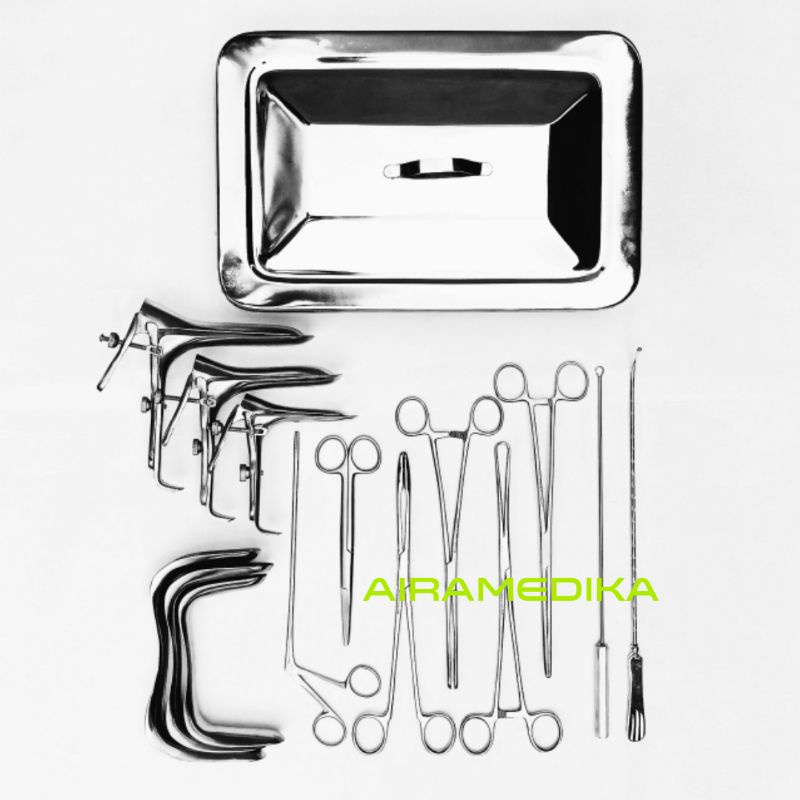Jual IUD Set 11 item Paket Komplit Stainless / IUD Kit Set 11 item ...