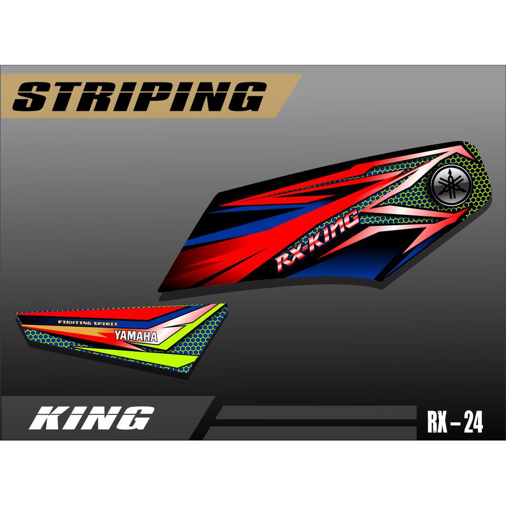 Jual sticker striping Rx King kode RX 024 | Shopee Indonesia