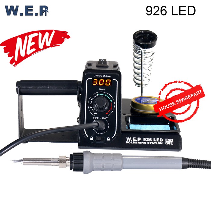 WEP 926LED II Mobile Soldering De-soldering Iron Circuit Board Soldering Tools A