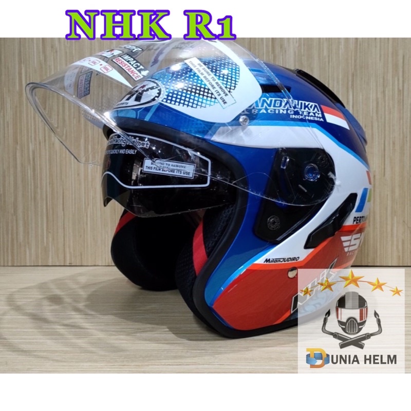 Jual Helm NHK R1 MOTO GP MANDALIKA LIMITED EDITION | Shopee Indonesia