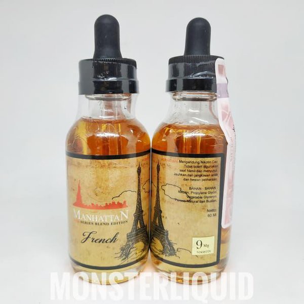 Jual MANHATTAN FRENCH BY MANHATTAN 9MG 60ML Shopee Indonesia