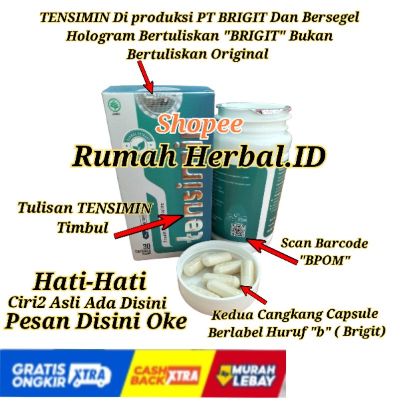 Jual Tensimin Obat Tensimin Asli Original Bergaransi Lulus Uji Bpom Ri