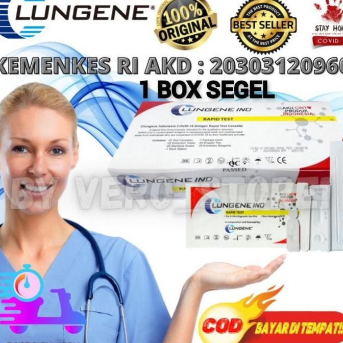 Jual RAPID TEST ANTIGEN ALAT SWAB ANTIGEN MANDIRI LUNGENE 1BOX ISI ...