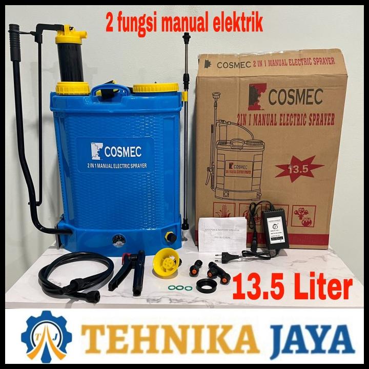 Jual Sprayer Tanico 2in1 Elektrik And Manual 16 Liter Alat Semprot Hama 16l Shopee Indonesia