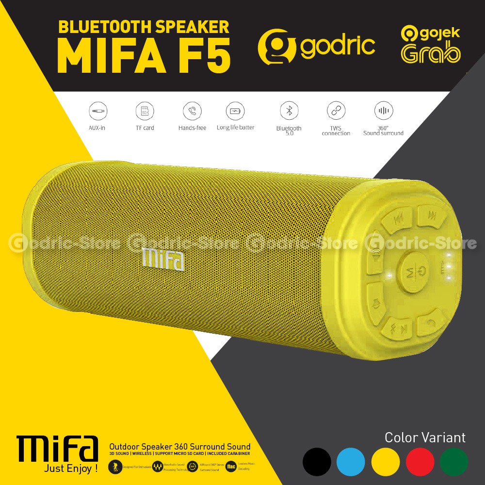 Jual XIAOMI MIFA F5 GARANSI ORIGINAL Bluetooth Portable Wireless