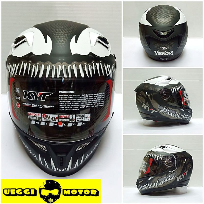 Jual Helm kyt K2 rider Venom Motif SE _Kyt k2r paket ganteng