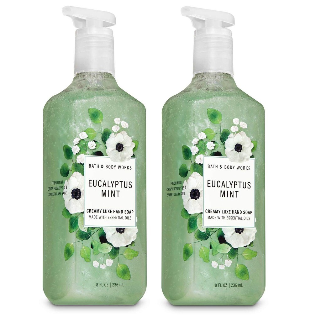 Jual Bath & Body Works BBW EUCALYPTUS MINT CREAMY LUXE HAND SOAP 236ML ...