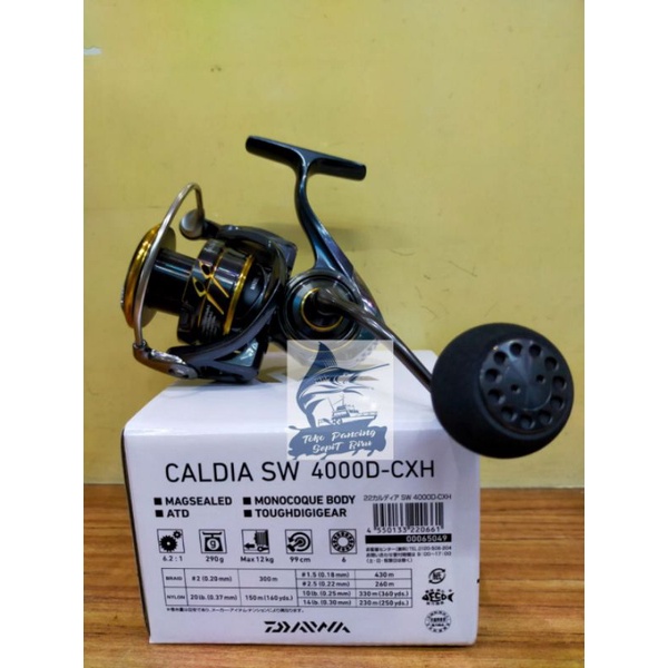 Jual Reel Daiwa Caldia Sw D Cxh New Saltwater Shopee Indonesia