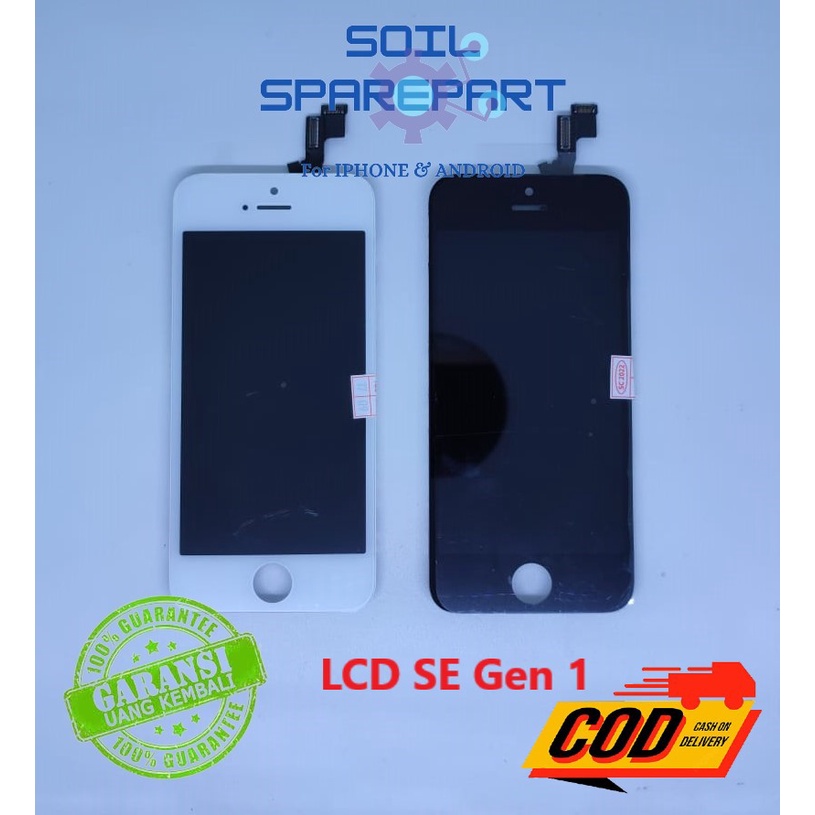 Jual LCD TOUCHSCREEN IPHON SE Generasi 1 2016 Special Edition HITAM