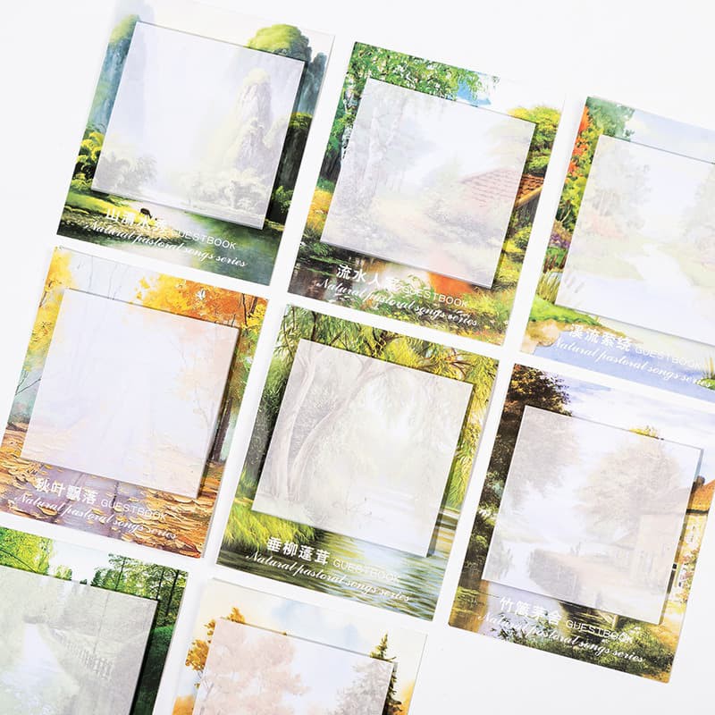 Jual SN16 Sticky Notes Pemandangan / Memo Post It Landscape | Shopee ...