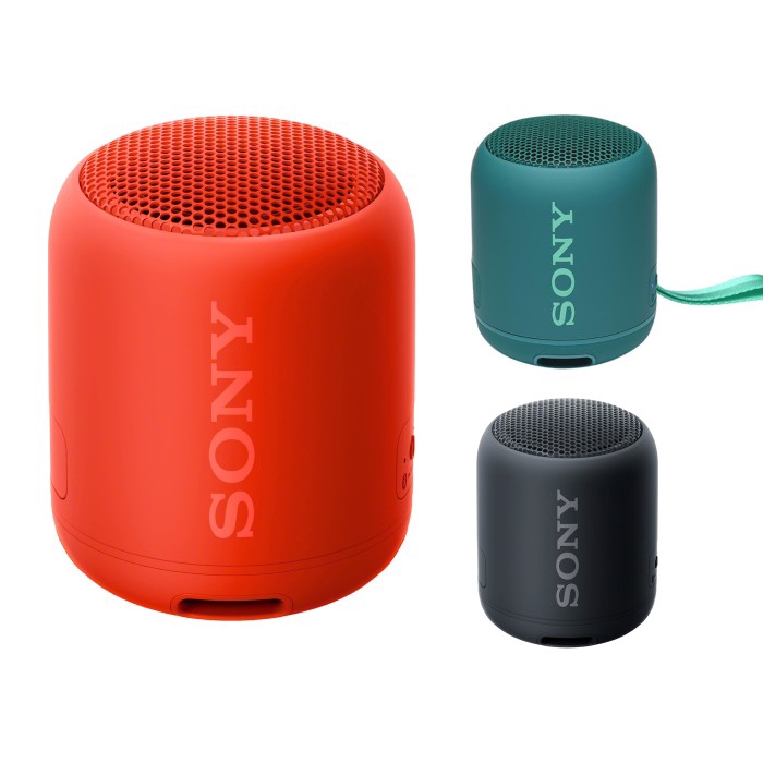 Speaker Bluetooth Sony Wireless Speaker Srs Xb12 Xb-12 Merah