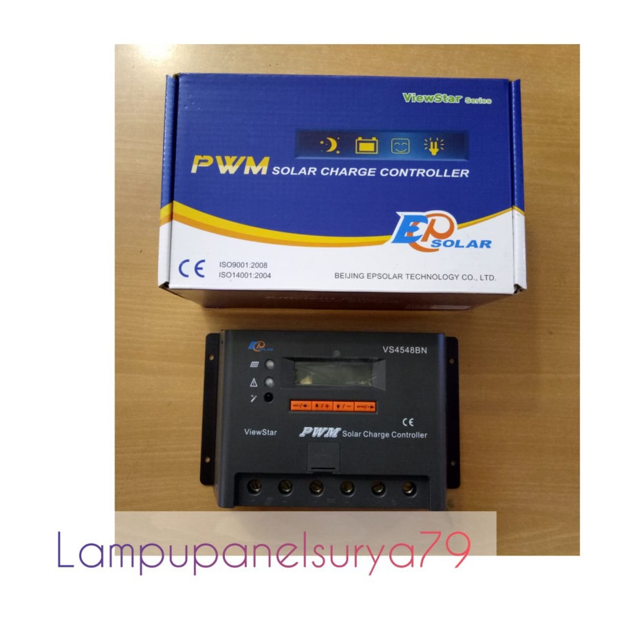 Jual PWM Solar Charge Controller EP Solar VS4548BN 45A | Shopee Indonesia