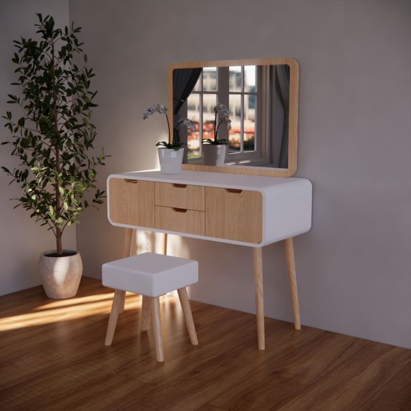 Jual MEJA RIAS console set meja rias minimalis | Shopee Indonesia
