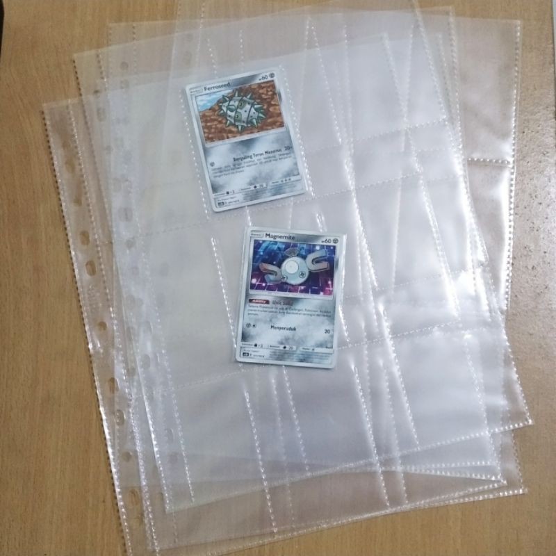 Jual Isi Album Binder Koleksi Pokemon TCG Indonesia (10 lembar