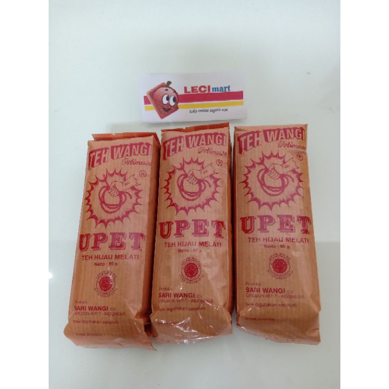 Jual TEH UPET / TEH HIJAU MELATI / TEH KHAS CIREBON 60GR | Shopee Indonesia