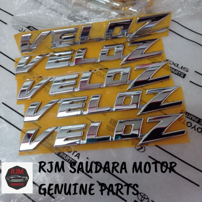 Jual Emblem Atau Tulisan Bagasi Veloz 2012-2015 Original | Shopee Indonesia