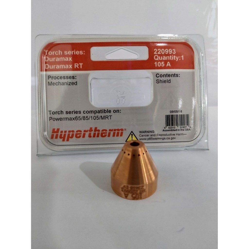 Jual 220993 Shield Cap Hypertherm Plasma Cutting Power Max 105 Amp ...