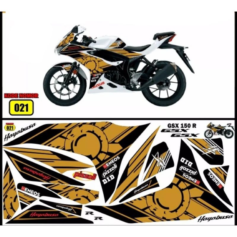 Jual Cod Decal Suzuki Gsx Striping Variasi Gsx Shopee