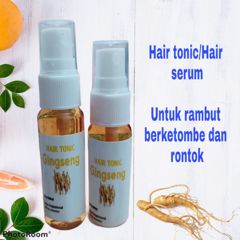 Jual Hair tonic herbal 20ml 30ml untuk rambut berketombe & rontok ...
