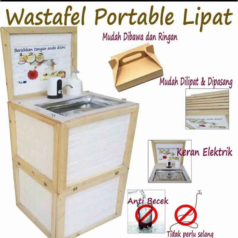 Jual Wastafel Portable Lipat Buat Cuci Tangan Shopee Indonesia