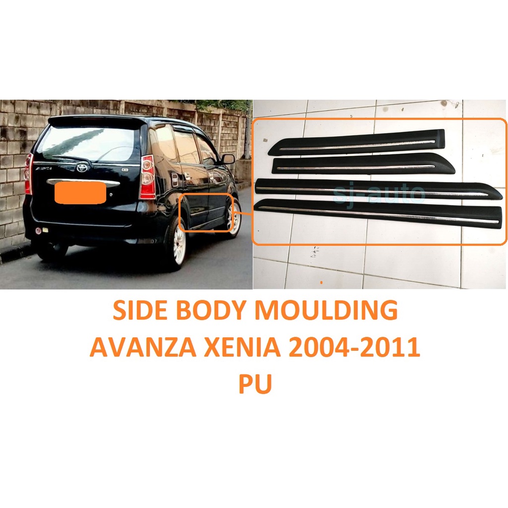 Jual Side Body Moulding Avanza Xenia 20042011 set 4 pintu Shopee