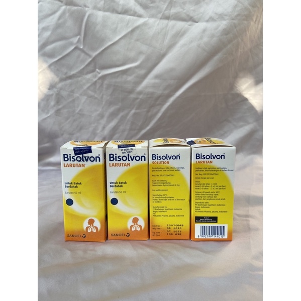 Jual [NEW] Bisolvon Solution Bromhexine HCl 50mL | Obat Batuk Berdahak ...