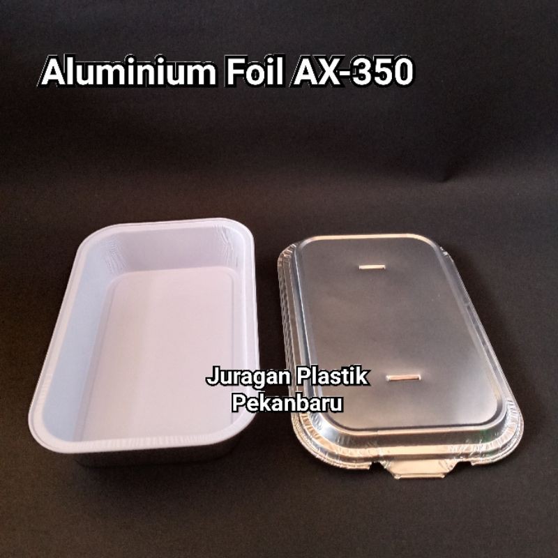 Jual Aluminium Foil Cup AX-350 dengan Tutup | Loyang Persegi Panjang AX ...