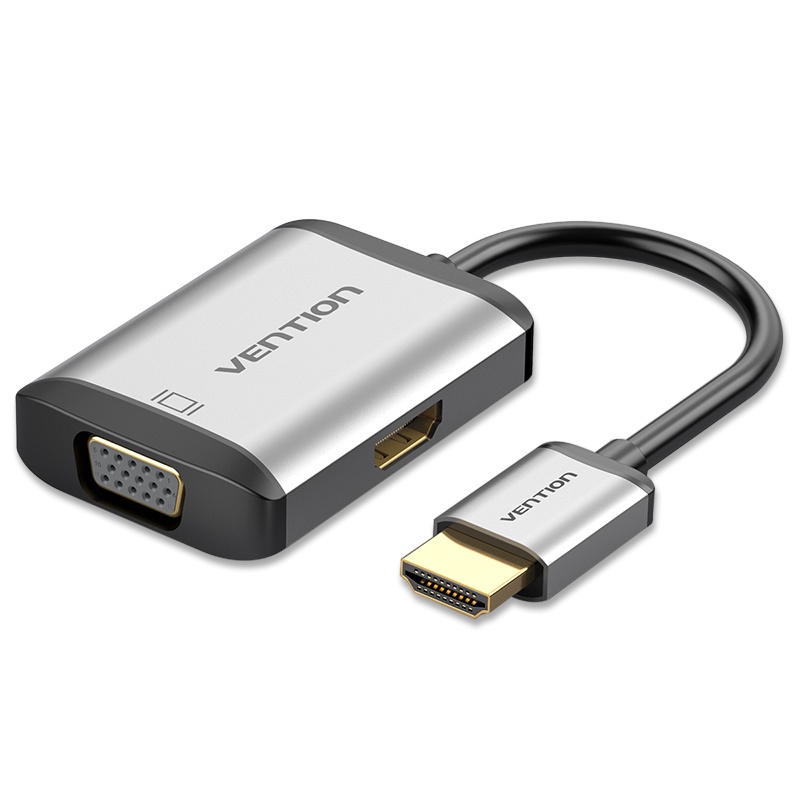 Jual Vention Converter HDMI to VGA HDMI Adapter HDMI Male to VGA & HDMI ...