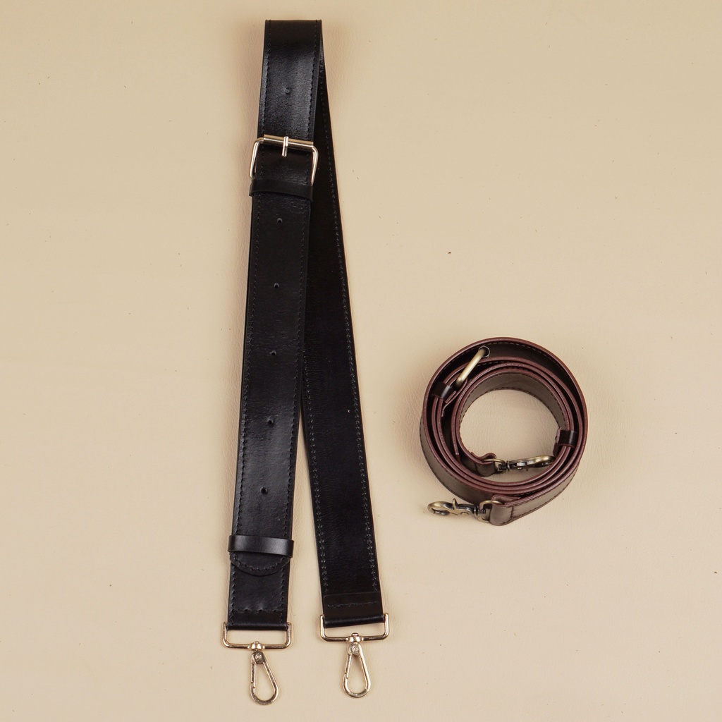 Jual Handle Tali Tas Selempang Kulit Asli Lebar 4 cm | Shopee Indonesia