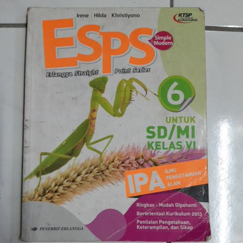 Jual ESPS IPA kelas 6 SD/MI | Shopee Indonesia