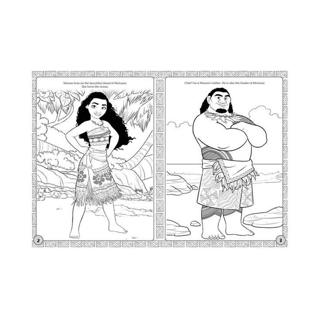 Jual Buku Aktivitas Mewarnai Anak MOANA MEGA COLOURING Shopee Indonesia