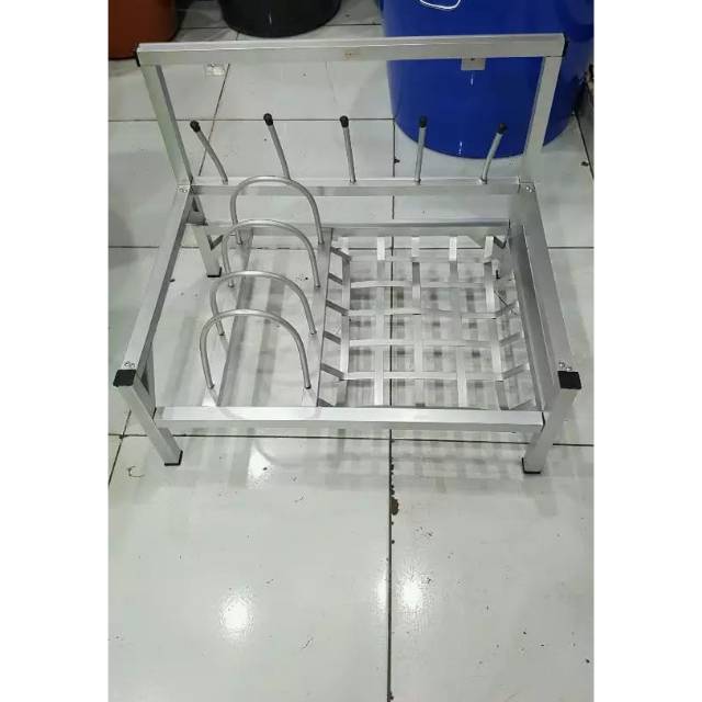 Jual Rak Piring Aluminium Model Gantung | Shopee Indonesia