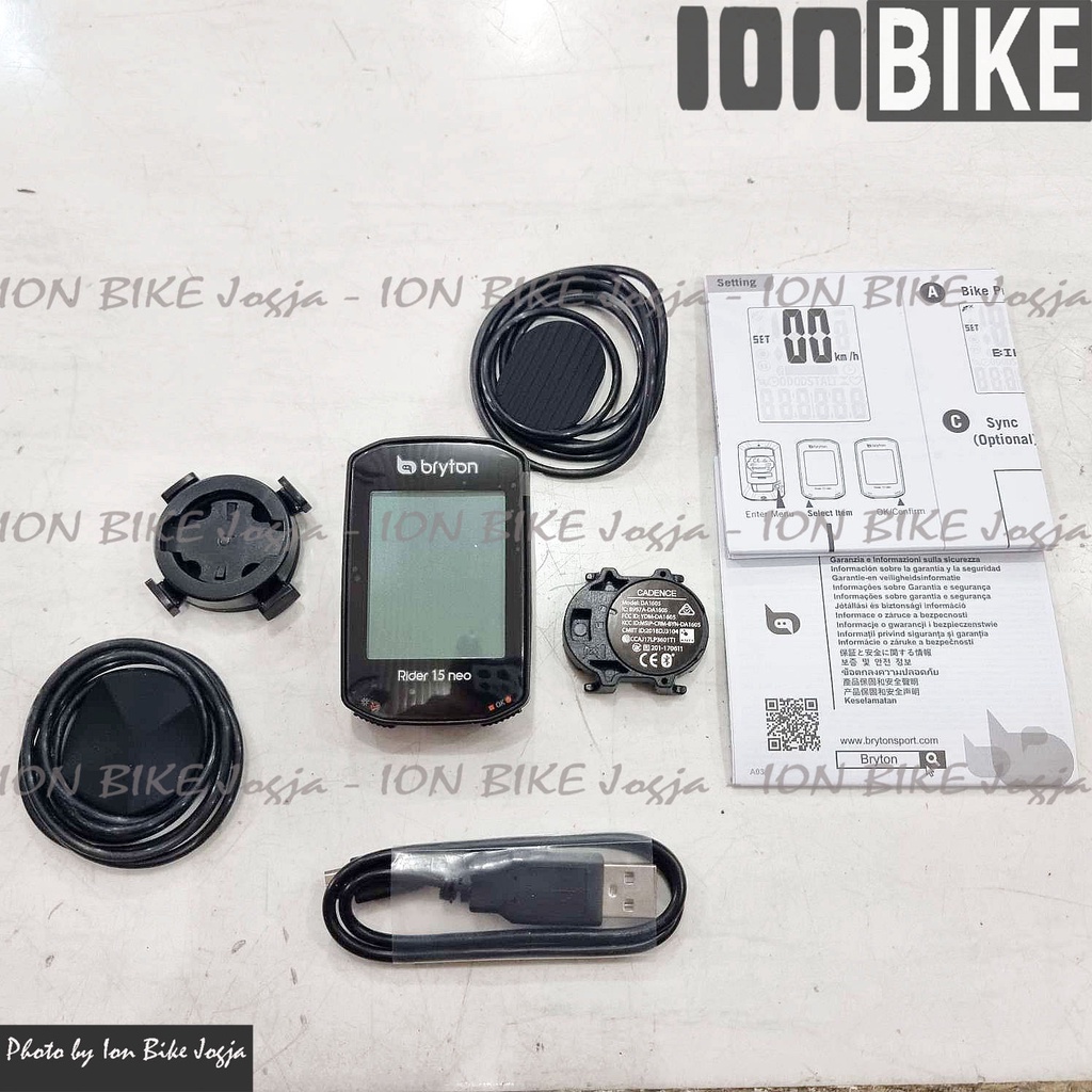Jual Speedometer Bryton Rider 15 Neo C GPS CycloComputer 21F ANT ...