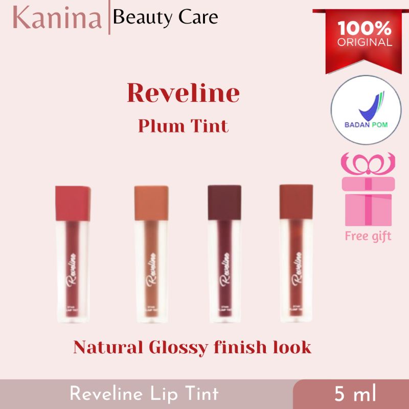 Jual NEW Reveline Plump Tint Liptint Glossy Lip tint Reveline Shy Kind