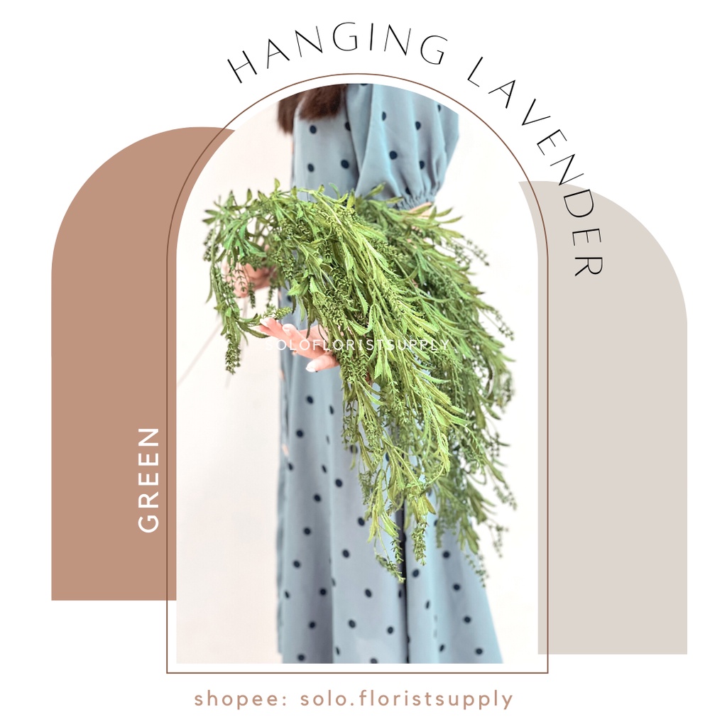 Jual Hanging Lavender Daun Juntai Daun Misty X Artifisial Daun Cemara Artifisial Daun