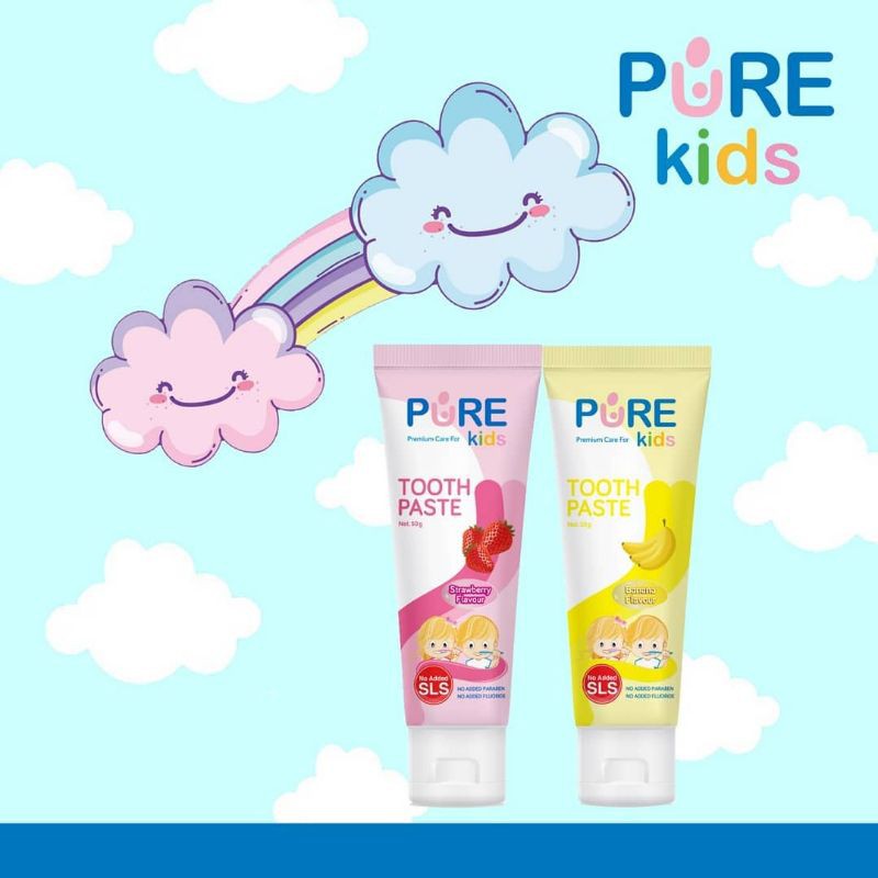 Jual Pure Kids Tooth paste 50g | Shopee Indonesia