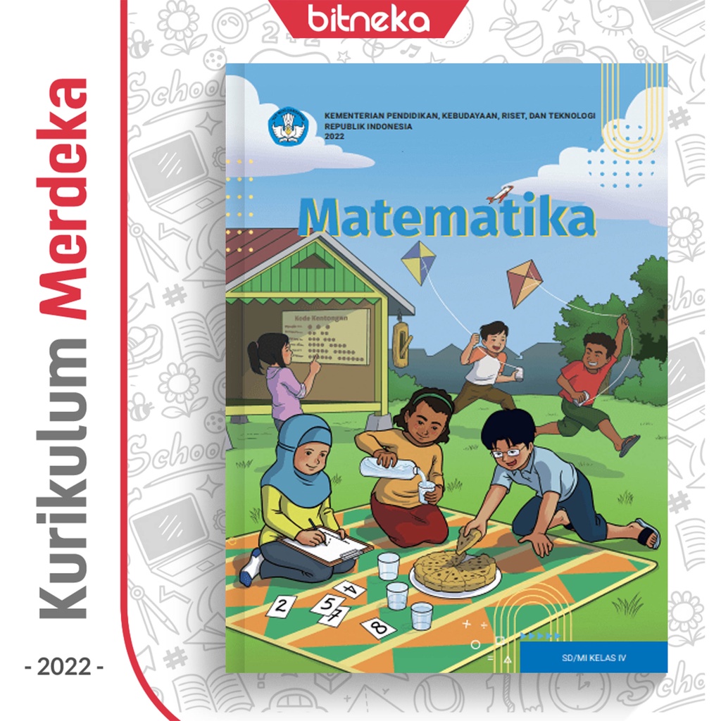 Jual Buku Matematika Untuk Sdmi Kelas 4 Baru Kurikulum Merdeka Kurmer Shopee Indonesia 