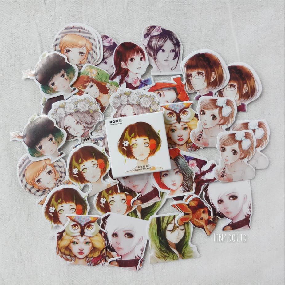 Jual Aesthetic Stickers Box (44-46 pcs) | Shopee Indonesia