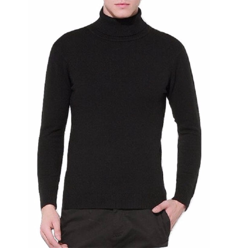 Jual Sweater Pria Long Neck Man Rajut Tebal Shopee Indonesia