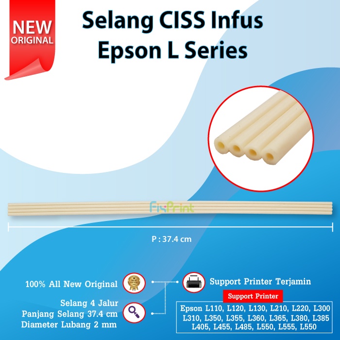 Jual Selang Tabung Infus Epson L110 L120 L121 L210 L220 L300 L310 L350 L355 L360 L365 L380 L385 9829