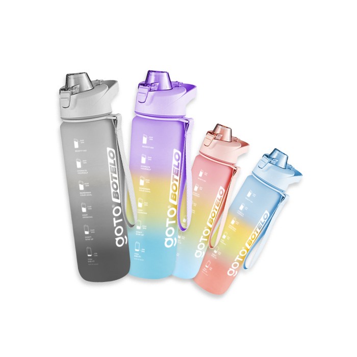 Jual Goto Botelo Bottle Tumblr Air 1 Liter Botol Minum Jumbo Viral ...